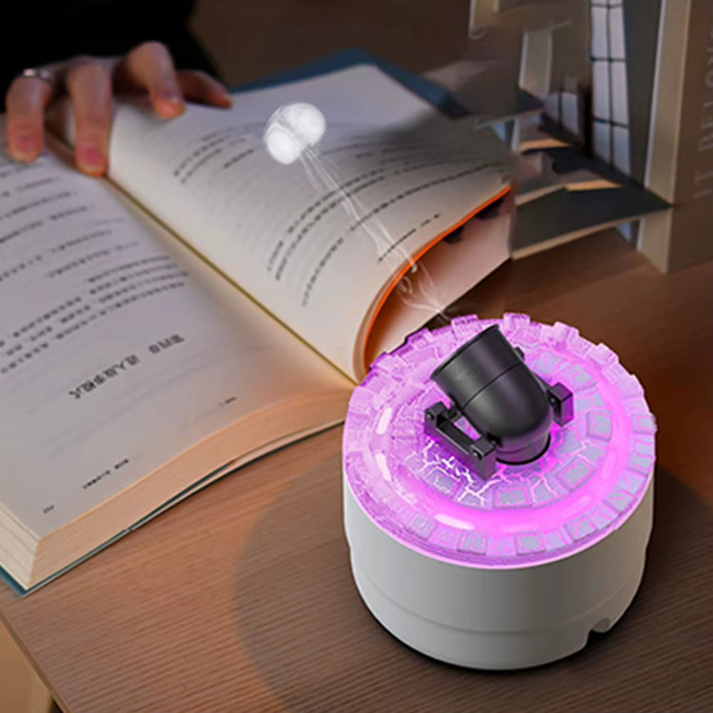 🌋 Aroma Diffuser & Air Humidifier 🌬️ LED Volcano Crack Lighting 🚗 Cannon Blast purifier for home and car